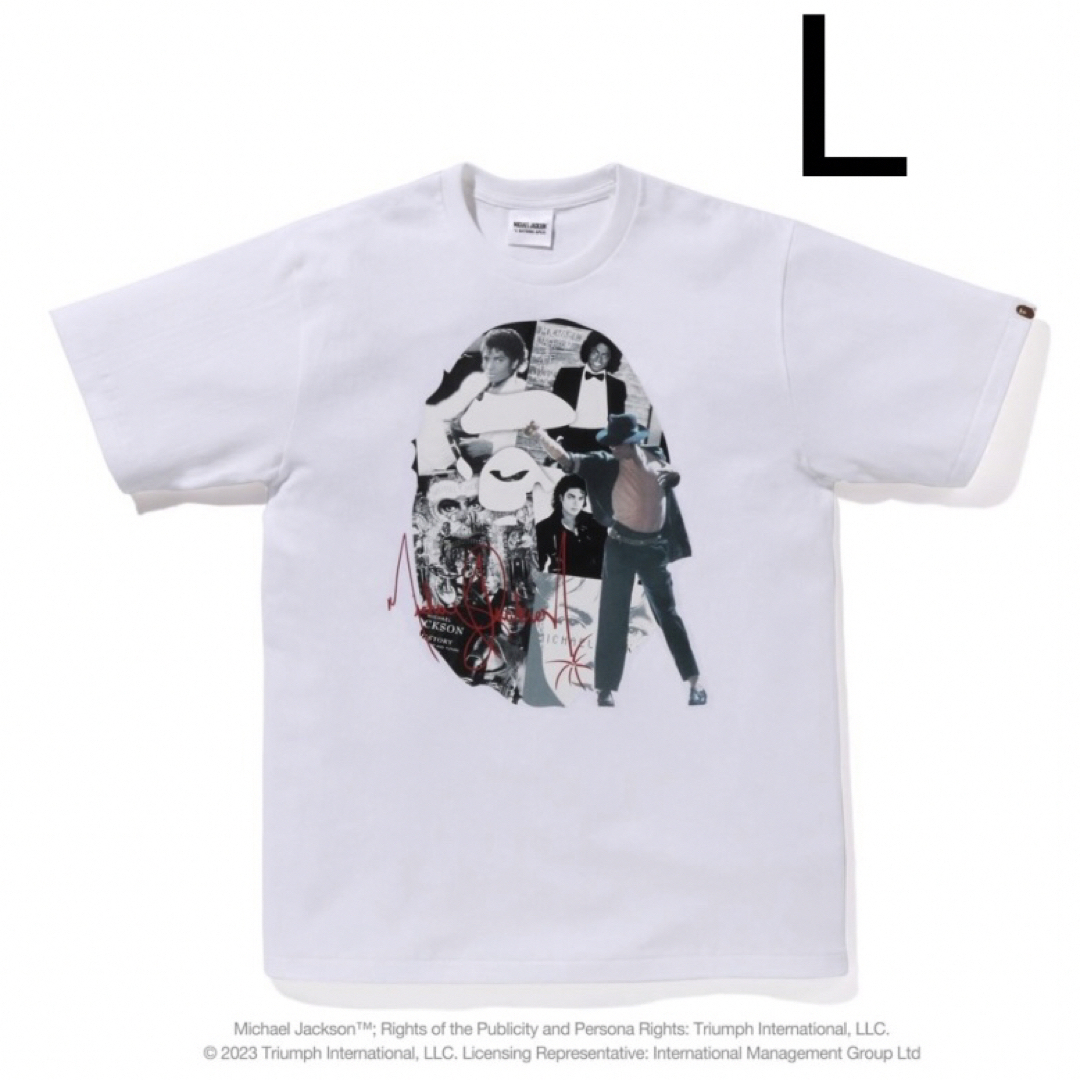 BAPE マイケルジャクソン ALBUM JACKET APE HEAD TEE