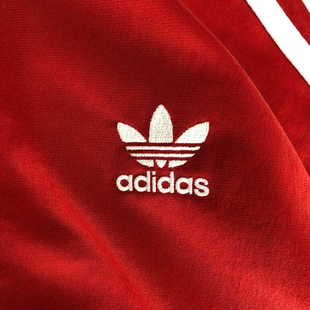 Adidasアディダス　トラックジャケット　赤レッド　ジャージM