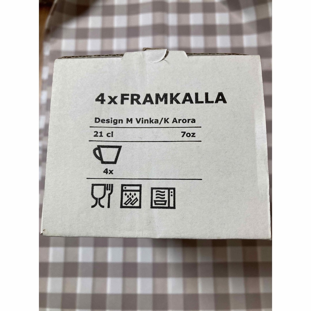 IKEA(イケア)のIKEA マグカップ　4個セット インテリア/住まい/日用品のキッチン/食器(グラス/カップ)の商品写真