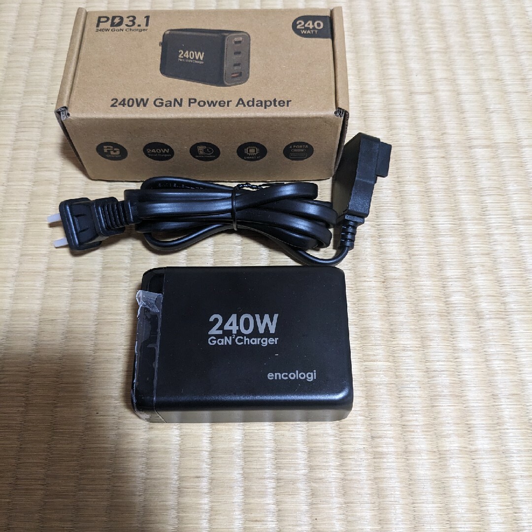 その他ナオシ国際製品　encologi 240W USB-C  充電器