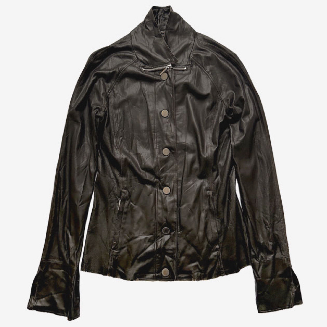 FOXEY NEW YORK - FOXEY NEW YORK フォクシー エコレザー ジャケット FOXEY NEW YORK - FOXEY NEW YORK フォクシー エコレザー ジャケット