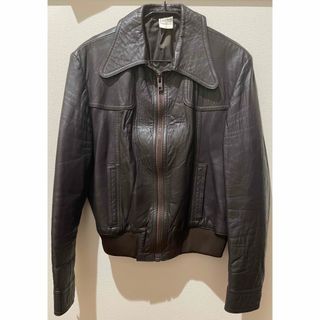 サンローラン(Saint Laurent)の★★スペシャル★★  Vintage リブレザージャケット(レザージャケット)