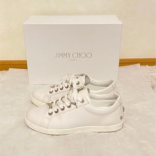 JIMMY CHOO ジミーチュウ DIAMOND LIGHT-F スニーカー ホワイト系 レディース