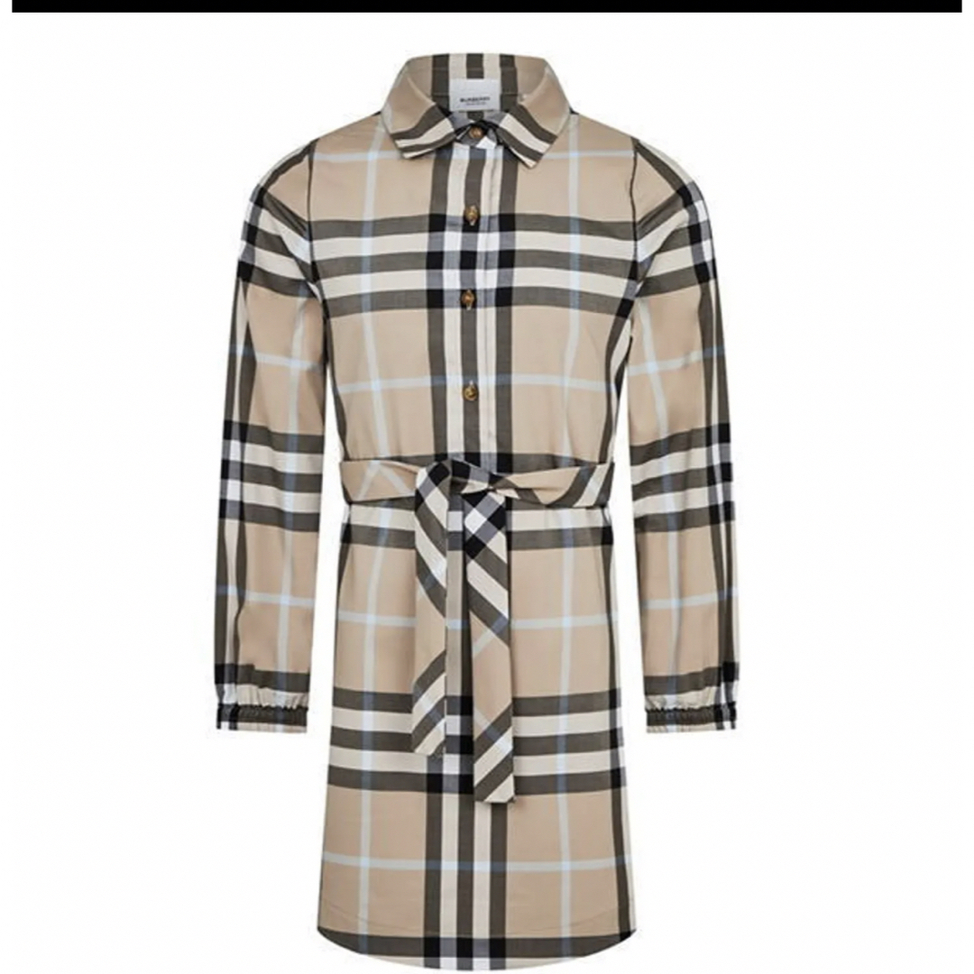 BURBERRY - バーバリーキッズ シャツワンピース8y新品タグ付きの通販 ...