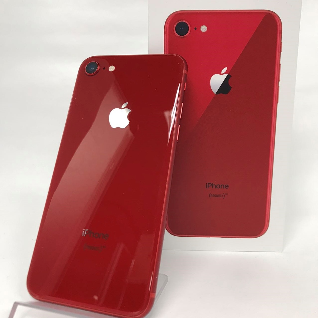 超美品！！iPhone8 64GB RED 赤レッド SIMフリー