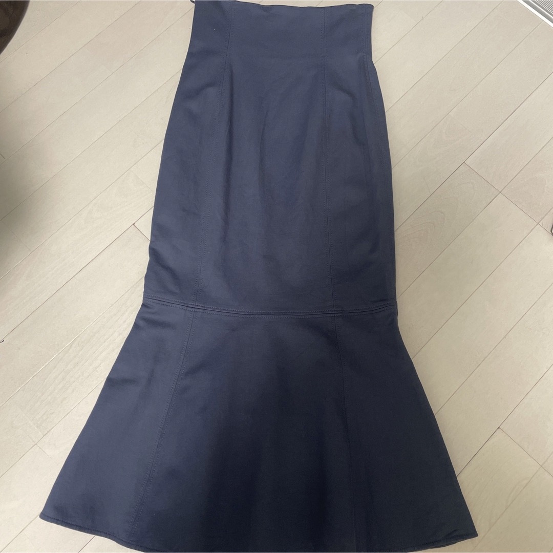 スナイデル ハイウエストマーメイドスカート ブルー 0サイズ
