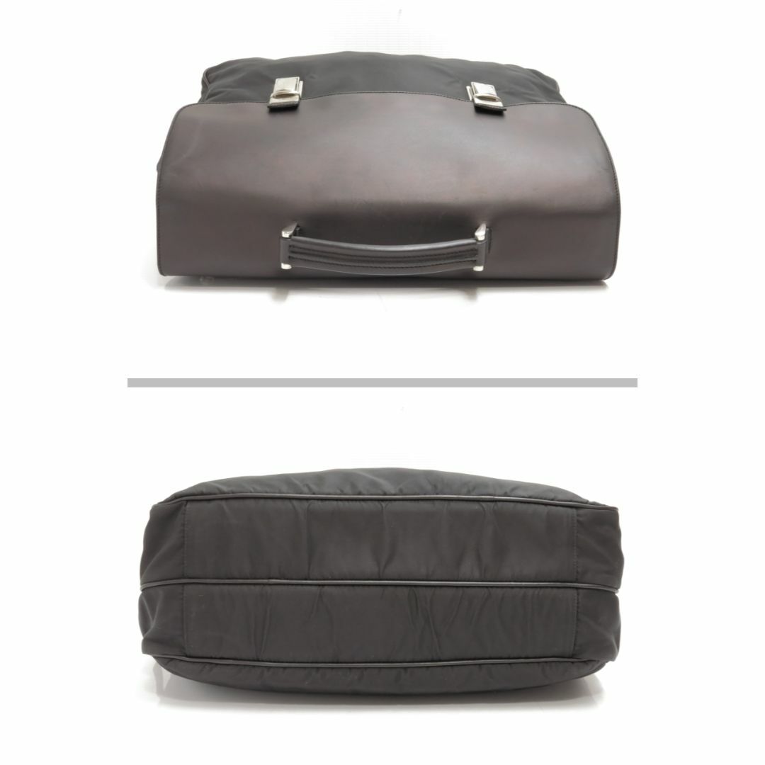 PRADA(プラダ)のプラダ　ビジネスバッグ　ナイロン＆レザー　黒　ブラック系　PRADA　18673709 メンズのバッグ(ビジネスバッグ)の商品写真