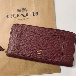 コーチ(COACH)のCOACH 長財布 ワイン(財布)