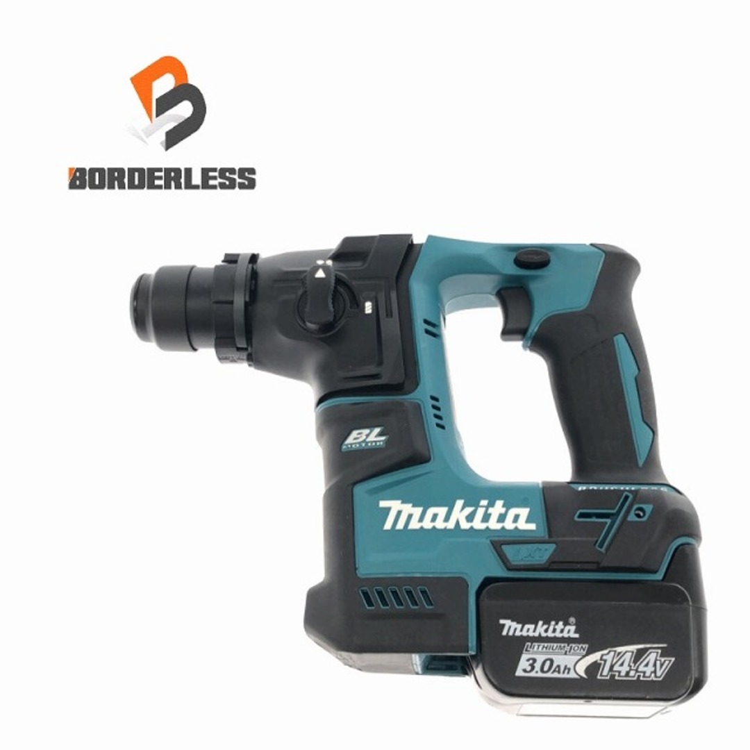 ☆美品☆makita マキタ 14.4V 17mm 充電式ハンマドリル HR170D 3.0Ahバッテリー1個(BL1430)付 コードレス ハンマードリル 81209自動車/バイク