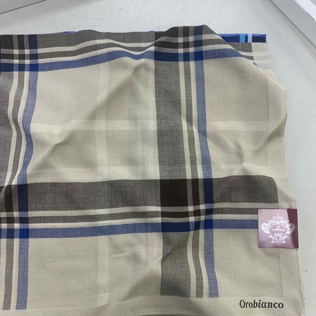 Orobianco(オロビアンコ)のオロビアンコハンカチ2枚セット ハンドメイドのファッション小物(ハンカチ/バンダナ)の商品写真