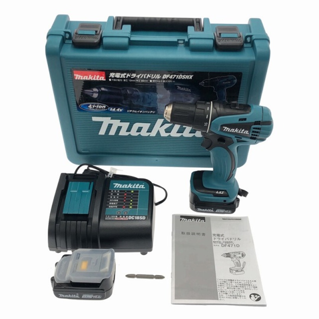 ☆極美品☆ makita マキタ 14.4V 充電式ドライバドリル ☆極美品☆ makita マキタ 14.4V 充電式ドライバドリル