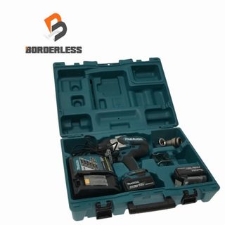 マキタ(Makita)の☆中古品☆ makita マキタ 18V 充電式インパクトレンチ TW1001DRGX バッテリー2個(BL1860B)付き 充電器(DC18RC)付き 81335(工具)