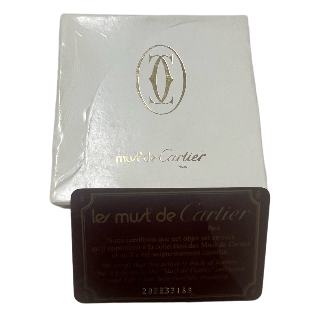 Cartier(カルティエ)の【極美品】カルティエ コインケース マストライン ボルドー カーフレザー レディースのファッション小物(コインケース)の商品写真