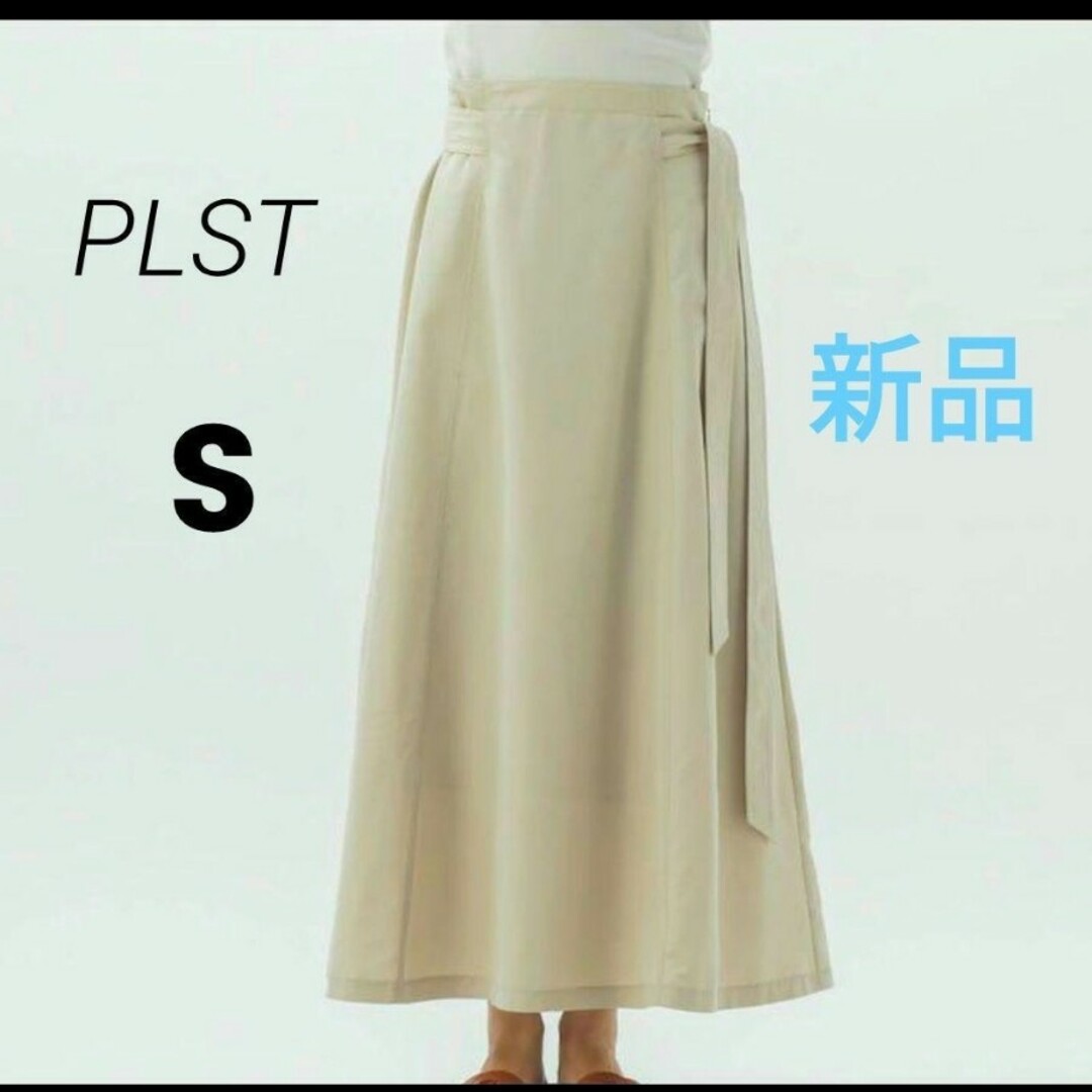 PLST(プラステ)のプラステ✨新品✨　ベルティドフレアロングスカート レディースのスカート(ロングスカート)の商品写真