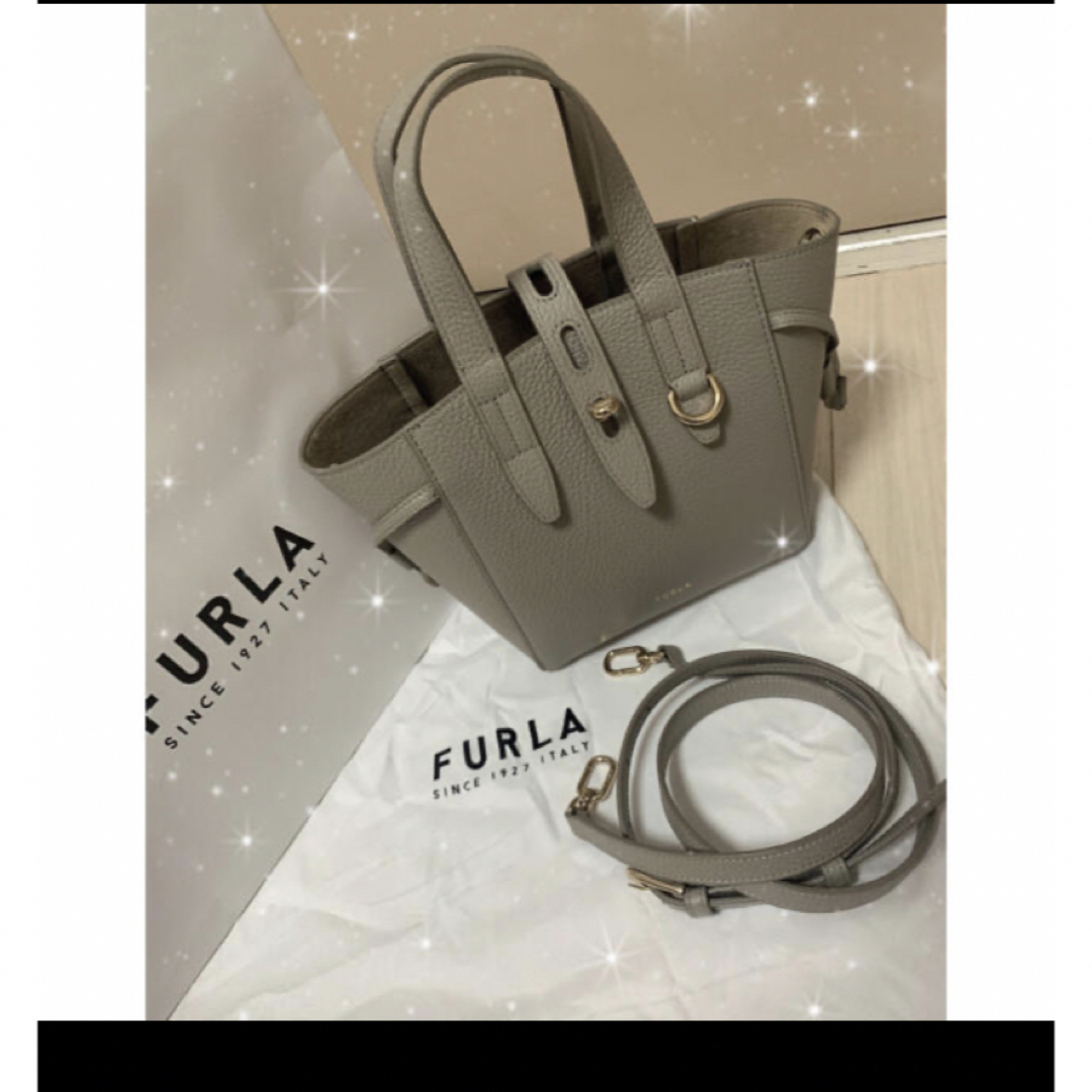 Furla - フルラ FURLA グレーミニトート 最終値下げの通販 by y-shop ...