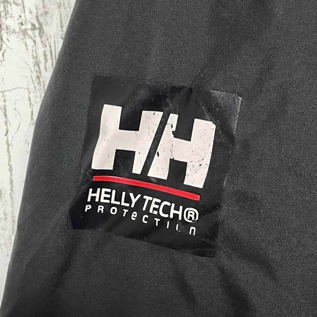 HELLY HANSEN(ヘリーハンセン)のHELLYHANSEN ポリエステルジャケット 裏地フリース刺繍ブラックメンズ. メンズのジャケット/アウター(ブルゾン)の商品写真