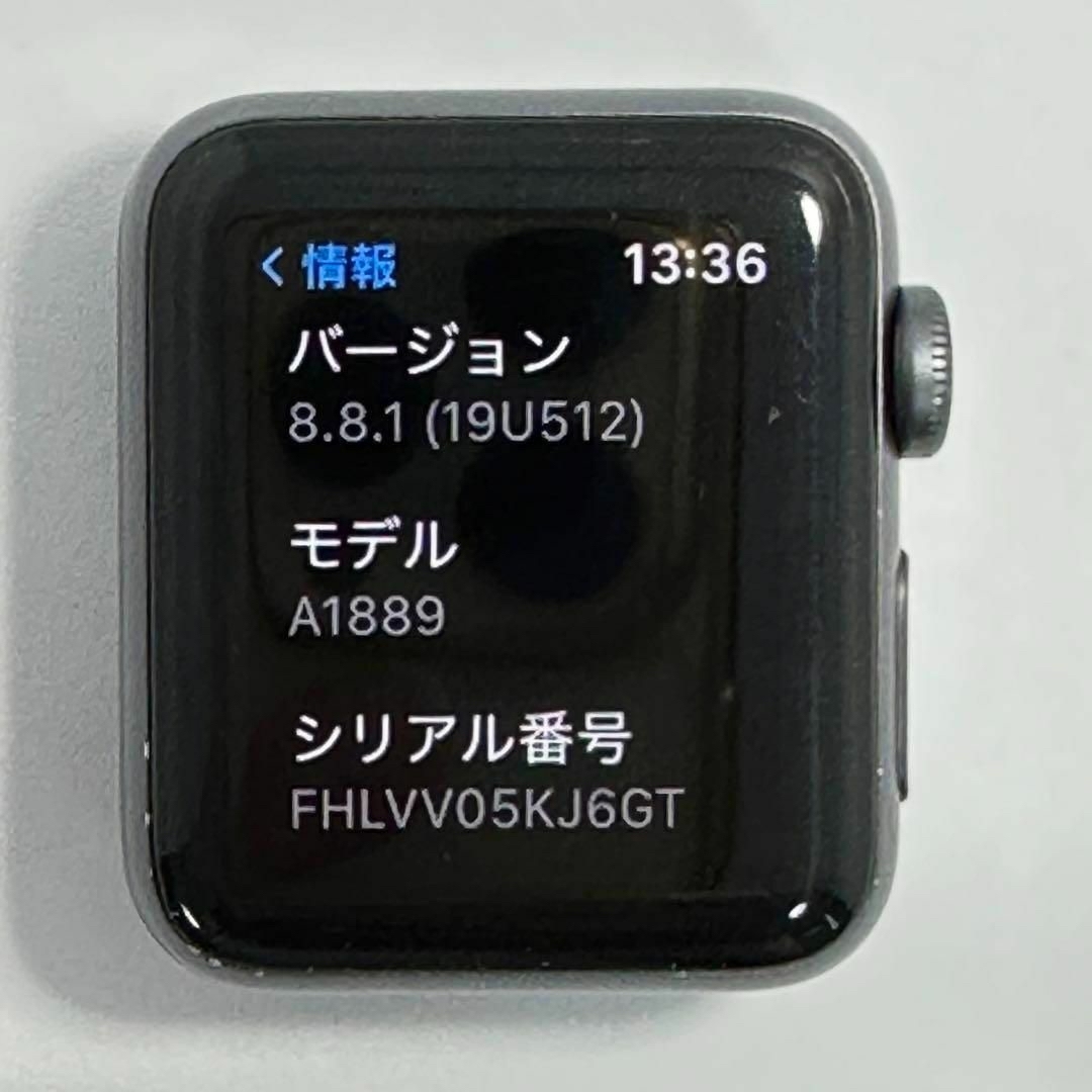 Apple Watch(アップルウォッチ)のApple Watch 3 GPS+Cellular 38mm  スペースグレイ メンズの時計(腕時計(デジタル))の商品写真