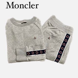 モンクレール(MONCLER)のモンクレール　セットアップ　スウェット　グレー　人気　美品　S M(スウェット)