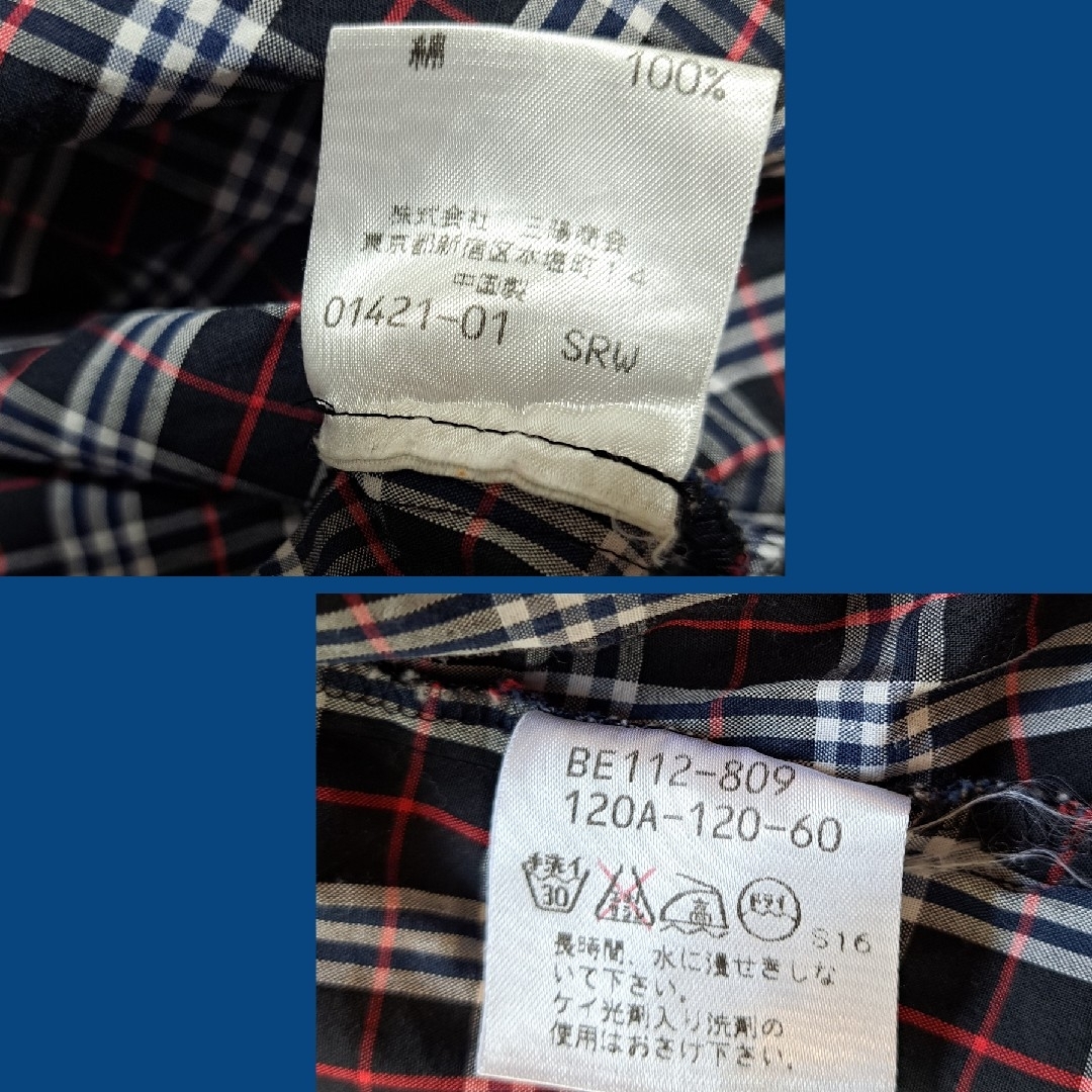 BURBERRY(バーバリー)のBURBERRY　シャツ　120 キッズ/ベビー/マタニティのキッズ服男の子用(90cm~)(ブラウス)の商品写真