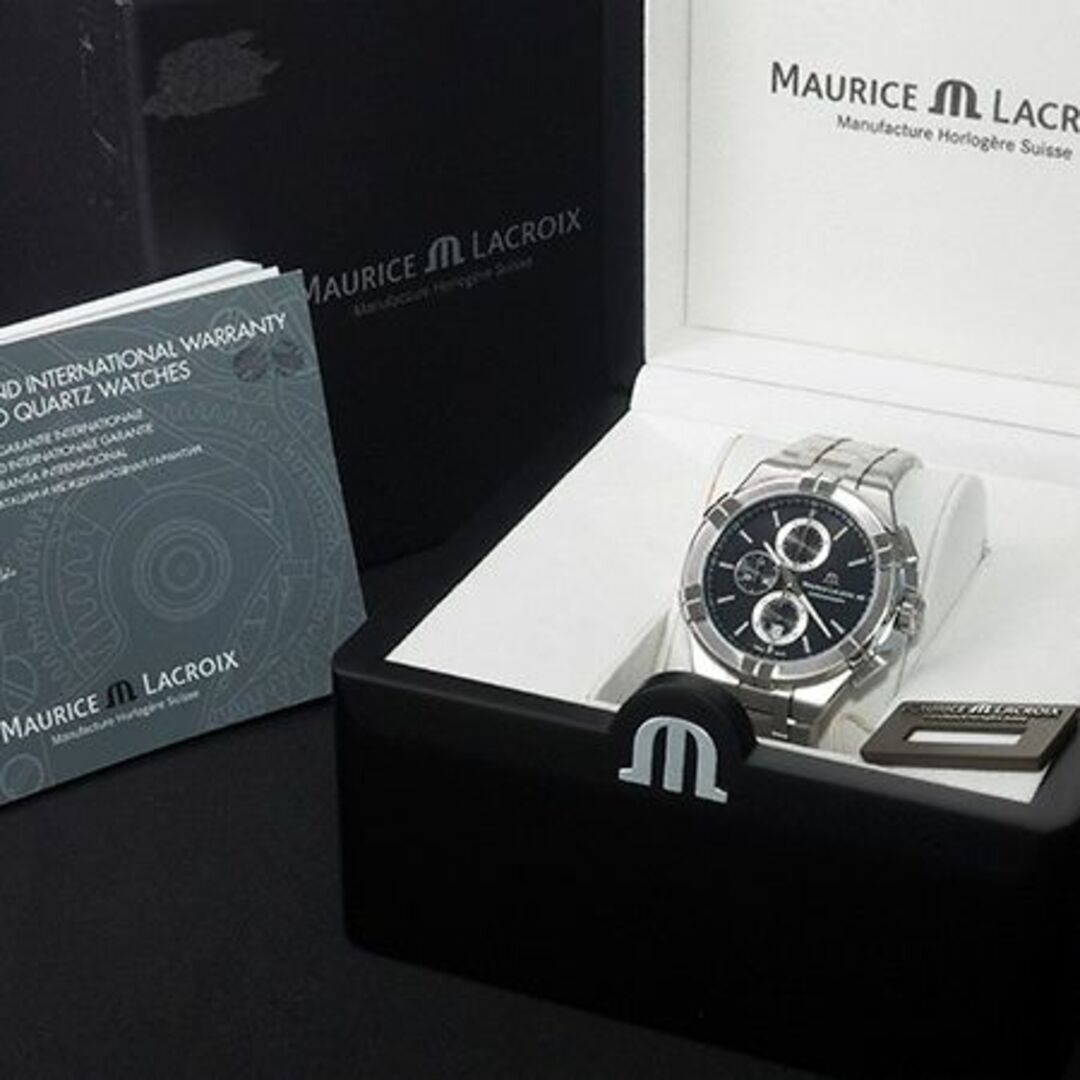 MAURICE LACROIX(モーリスラクロア)のモーリスラクロア アイコン クロノグラフ AI1018-SS002-330-1 メンズの時計(腕時計(アナログ))の商品写真