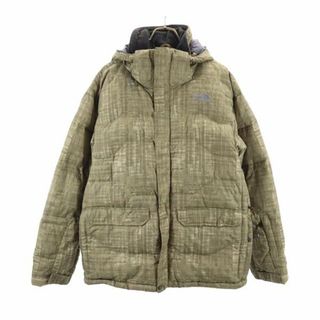 ノースフェイス(THE NORTH FACE) ダウンジャケット(メンズ)（ベージュ