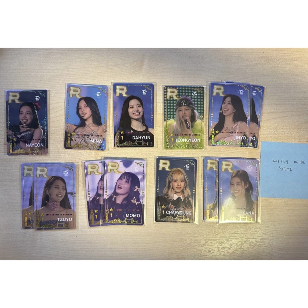 TWICE LONDON SSJYP エンタメ/ホビーのトレーディングカード(その他)の商品写真