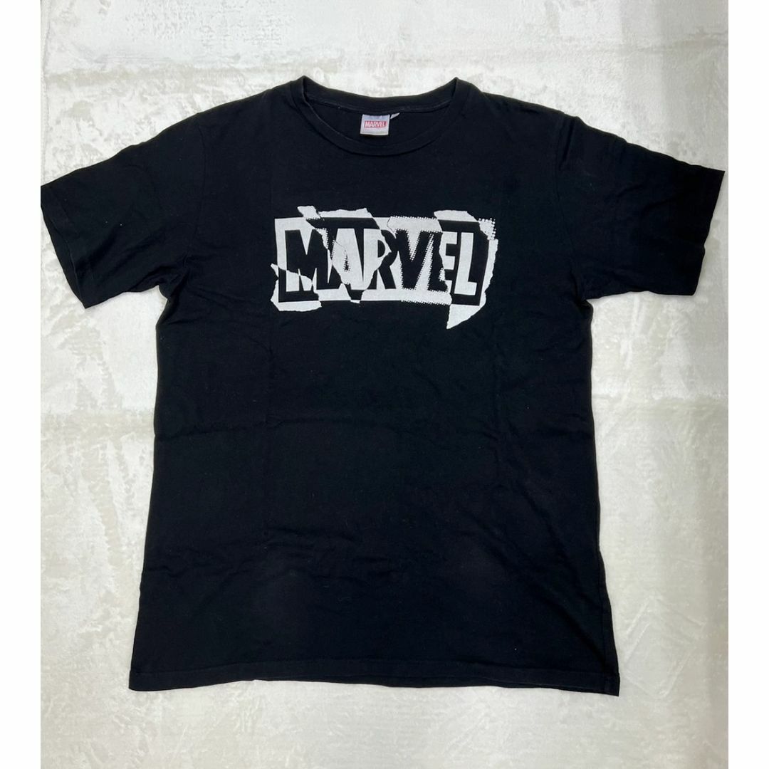 GU(ジーユー)のGU Tシャツ MARVEL(マーベル)ロゴ入り メンズのトップス(Tシャツ/カットソー(半袖/袖なし))の商品写真
