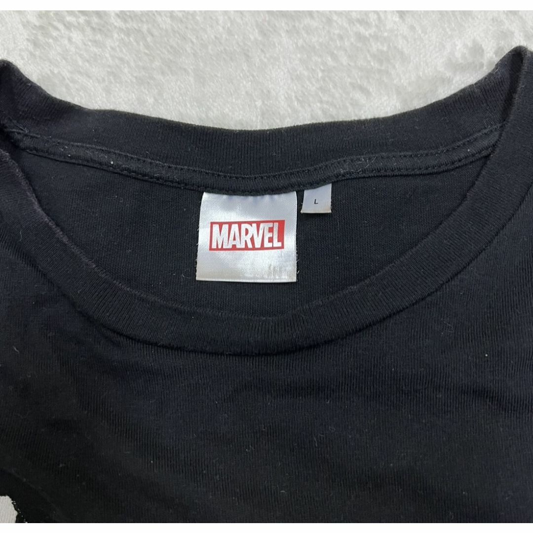 GU(ジーユー)のGU Tシャツ MARVEL(マーベル)ロゴ入り メンズのトップス(Tシャツ/カットソー(半袖/袖なし))の商品写真