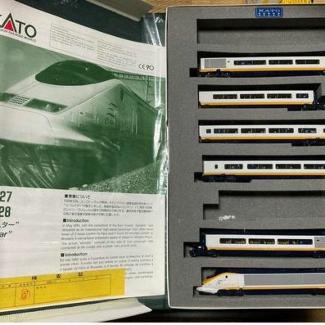 KATO 　 ユーロスター　M車無し　６両 エンタメ/ホビーのおもちゃ/ぬいぐるみ(鉄道模型)の商品写真