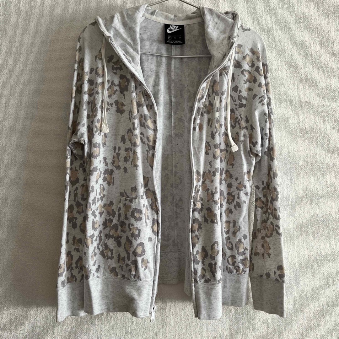 NIKE ナイキ レディース パーカー ヒョウ柄 XL used 送料込み