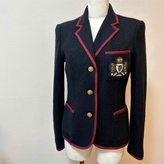 ポロラルフローレン(POLO RALPH LAUREN)の早い者勝ち！ポロラルフローレン　金ボタン　ブレザー　現行タグ　ジャケット　黒　S(テーラードジャケット)