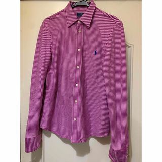 ポロラルフローレン(POLO RALPH LAUREN)の【極美品】1度着用　RalphLauren ニットドレスシャツ　ストラップ　長袖(シャツ/ブラウス(長袖/七分))