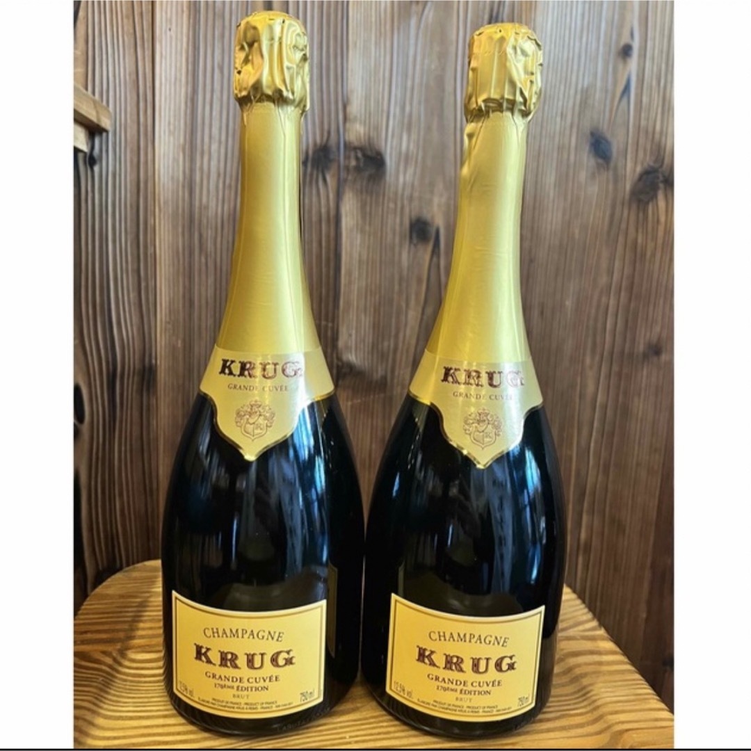 Krug(クリュッグ)のクリュッグ750mL　新品2本セット 食品/飲料/酒の酒(シャンパン/スパークリングワイン)の商品写真