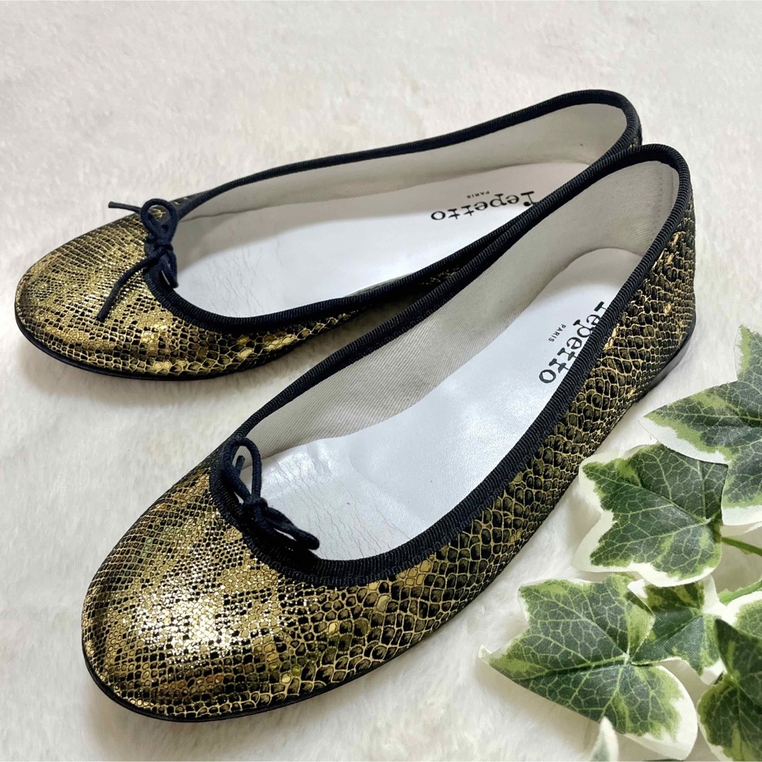 repetto - Repetto レペット Cendrillonバレエシューズ ゴールド