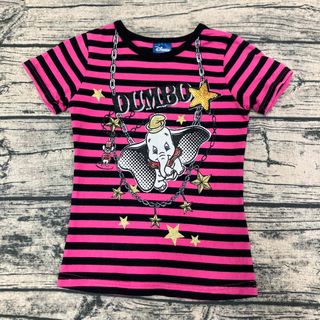 ディズニー(Disney)のディズニー　ダンボ　キッズ110  半袖Tシャツ　女の子　刺繍　キラキラ(Tシャツ/カットソー)