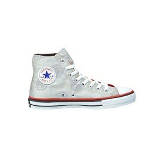 オールスター(ALL STAR（CONVERSE）)のCONVERSE コンバースチャイナドレス 22.5 シルバー スニーカー 靴(スニーカー)