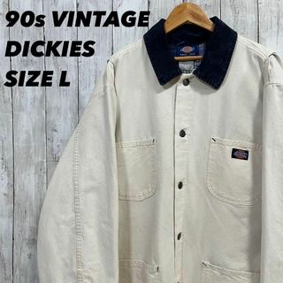 Dickies - ディッキーズ 80s 古着 ロゴタグ コーデュロイ切替 デニム