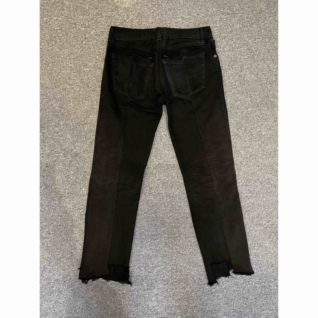 VETEMENTS メンズ カットオフ リワークド デニムパンツ XS 正規品 VETEMENTS メンズ カットオフ リワークド デニムパンツ XS 正規品