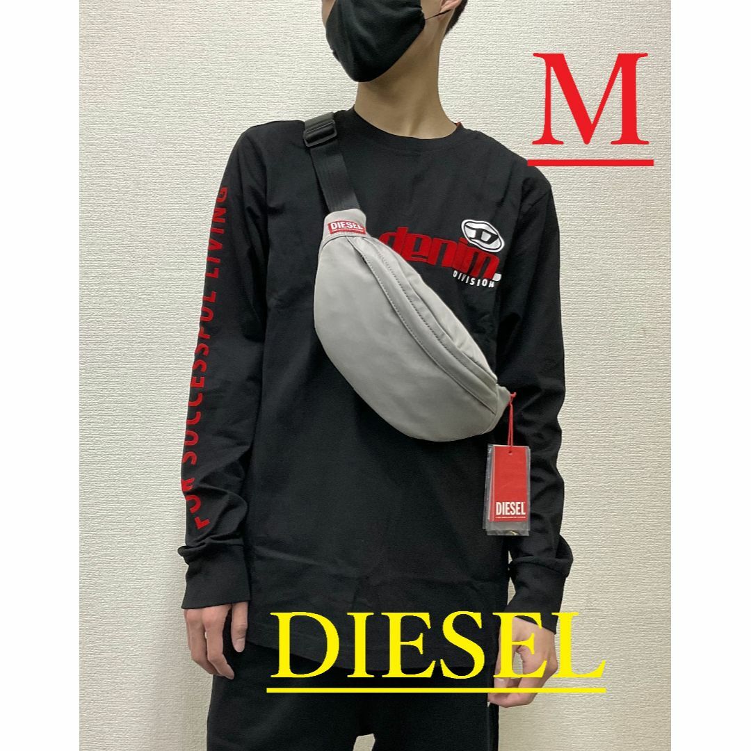 DIESEL(ディーゼル)のディーゼル　長袖Tシャツ 13B23　Mサイズ　ブラック　新品　A11370 メンズのトップス(Tシャツ/カットソー(七分/長袖))の商品写真