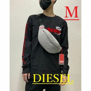 ディーゼル(DIESEL)のディーゼル　長袖Tシャツ 13B23　Mサイズ　ブラック　新品　A11370(Tシャツ/カットソー(七分/長袖))