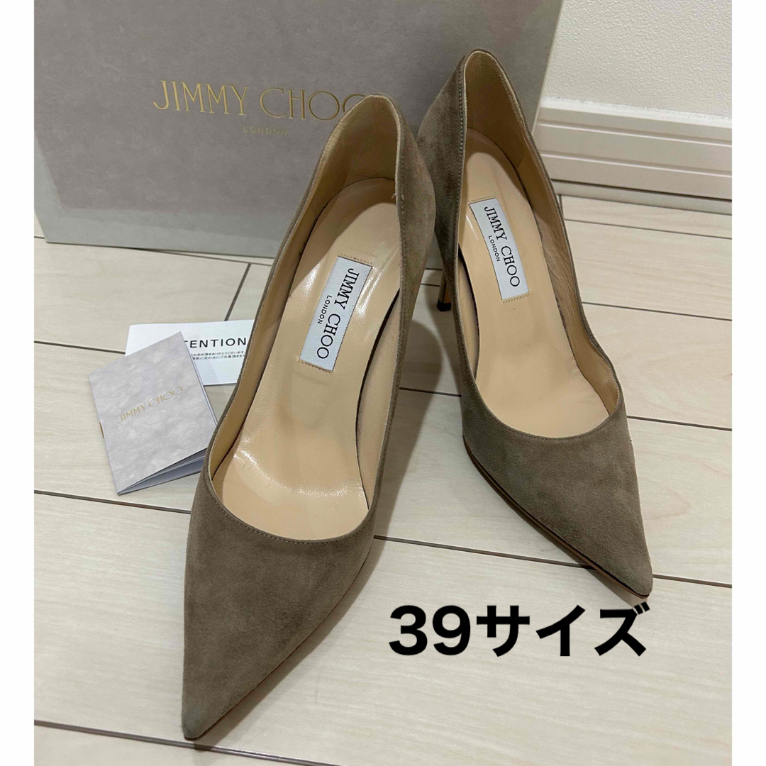 JIMMY CHOO✨美品‼️スエードパンプス39サイズ | フリマアプリ ラクマ