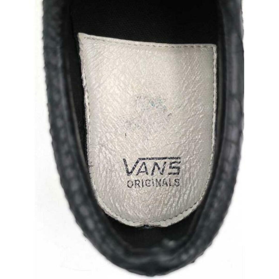 VANS(ヴァンズ)のWTAPS×VANS ダブルタップス×ヴァンズ 16SS Anaconda パイソン型押しレザースニーカー ブラック 27cm メンズの靴/シューズ(スニーカー)の商品写真