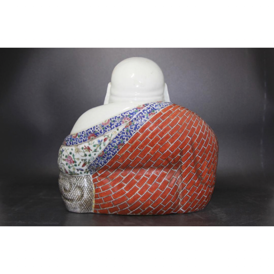 布袋像 置物 陶磁器 中国美術 古美術品 骨董品 Y-937の通販 by ひかる 布袋像 置物 陶磁器 中国美術 古美術品 骨董品 Y-937の通販 by ひかる