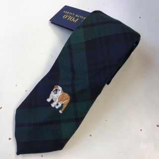 ラルフローレン(Ralph Lauren)の新品 RALPH LAUREN ブルドッグ ウールチェックネクタイ(ネクタイ)