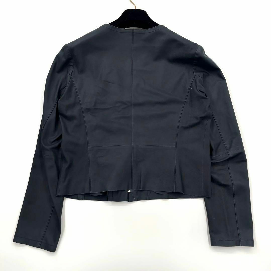 ADORE - 【美品】ADORE アドーア ラムレザー ライダース ジャケット 黒