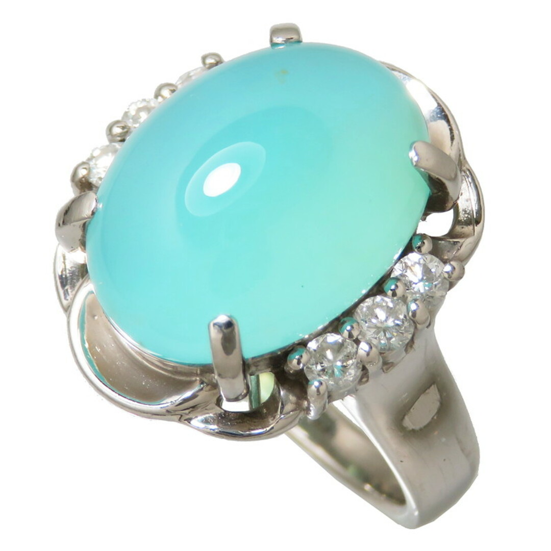リング・指輪  Pt900 ブルーオパール720ctダイヤモンド