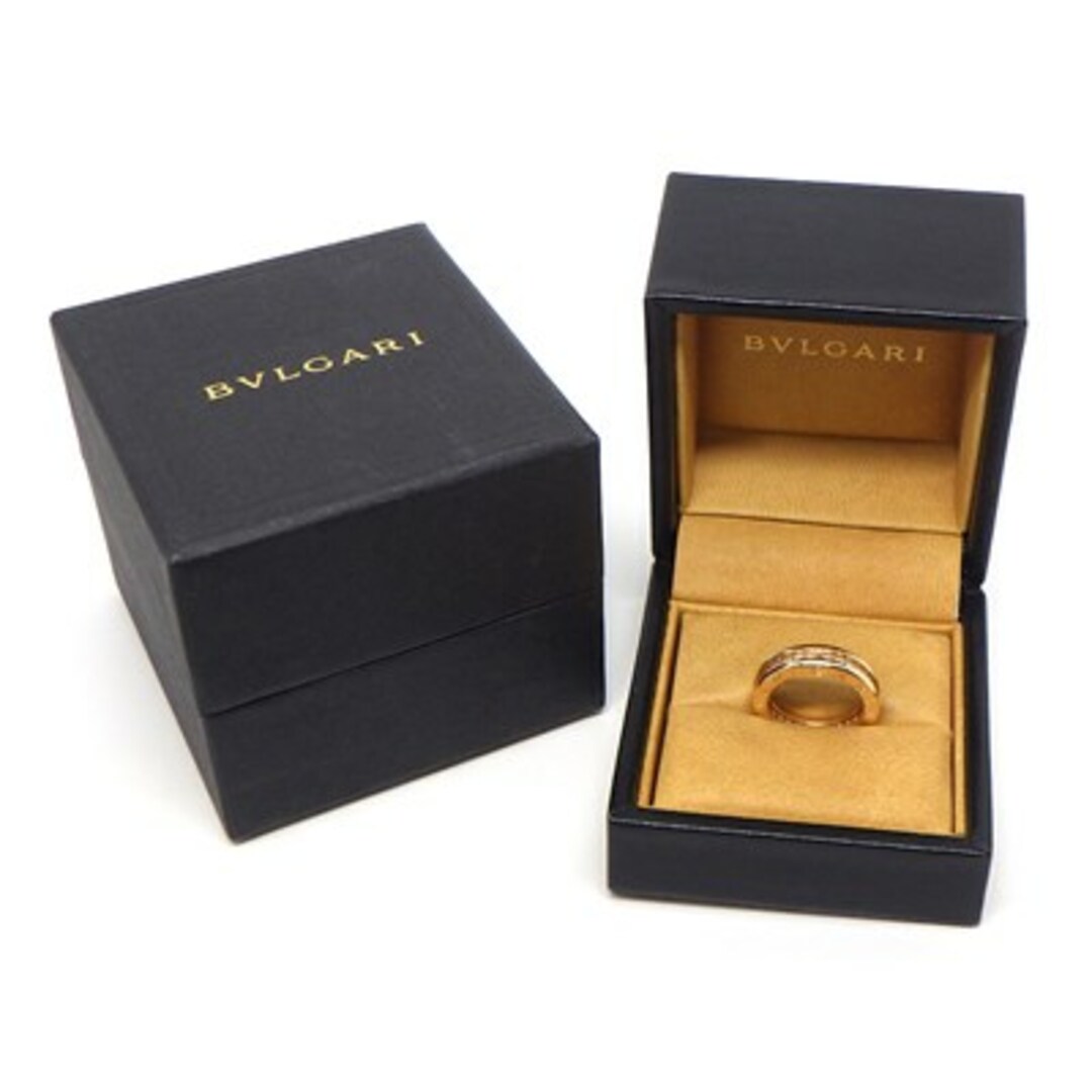 BVLGARI(ブルガリ)のブルガリ BVLGARI リング B-zero1 ビーゼロワン XS 342884 ロゴ フル サークル ダイヤモンド 計0.45ct K18PG 4.75号 / #49 【中古】 レディースのアクセサリー(リング(指輪))の商品写真