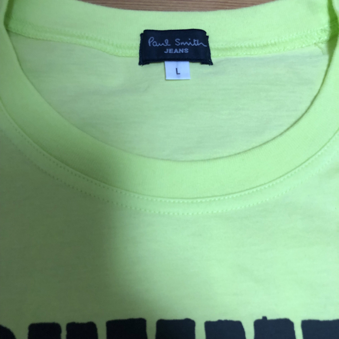 Paul Smith(ポールスミス)のPaul Smith ポールスミスジーンズ 半袖 Tシャツ Lサイズ 黄緑蛍光色 メンズのトップス(Tシャツ/カットソー(半袖/袖なし))の商品写真