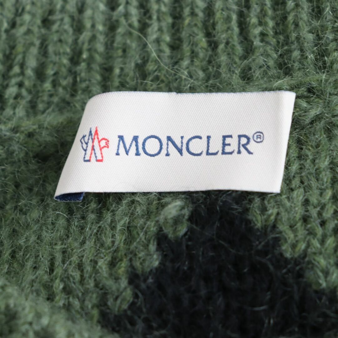 送料無料 38 MONCLER モンクレール 9C00005 M1174 ブラック クルーネック ニット セーター size XXL