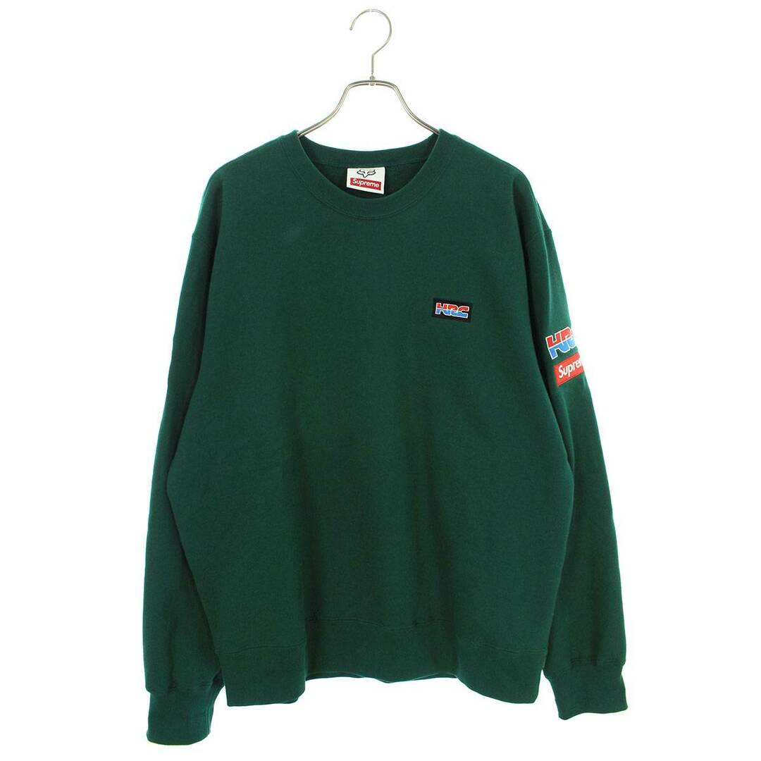 シュプリーム  19AW  Honda Fox Racing Crewneck ホンダフォックスレーシングロゴスウェット メンズ XL